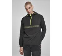 Urban Classics Giacca leggera Contrast Pull Over Jacket Black/Electriclime M Nero