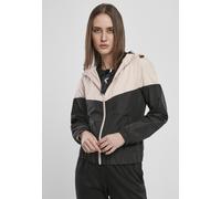 Urban Classics Giacca leggera da donna Arrow Giacca a vento rosa chiaro/nero 3XL Rosa