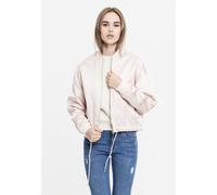 Urban Classics Giacca leggera da donna Giacca leggera da donna in raso Kimono Blouson Rosa chiaro XS Rosa
