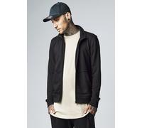 Urban Classics Giacca leggera Loose Terry Zip Jacket Charcoal M Grigio