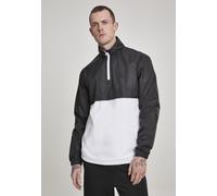 Urban Classics Giacca leggera Stand Up Collar Pull Over Jacket Nero/White L Nero