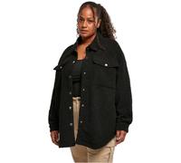 Urban Classics Giacca Overshirt Sherpa Da Donna Con Collo A Revers Lunga