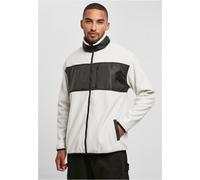 Urban Classics Giacca Patched Micro Giacca in pile Wolfgrey L Grigio