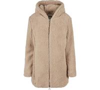 Felpa con cappuccio donna Urban Classics Sherpa Marron L