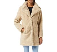 Urban Classics Giacca per Donna in Sherpa Oversize, Cappotto Lungo dal Taglio Oversize, Chiusura a Bottoni, Diversi Colori Disponibili, Taglie XS - 5XL