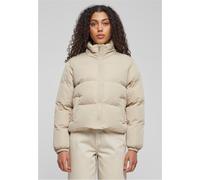 Urban Classics Giacca Puffer corta da donna in pelle di cotone XXL Beige