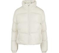 Urban Classics Giacca Puffer corta da donna in pelle di cotoneitesand XXL Bianco