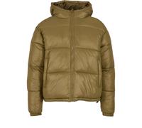 Urban Classics Giacca Puffer Lucida Con Cappuccio Uomo Regular Corto Nuovo
