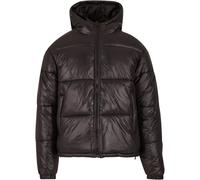 Urban Classics Giacca Puffer Lucida Con Cappuccio Uomo Regular Corto Nuovo