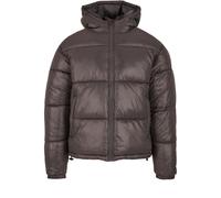 Urban Classics Giacca Puffer Lucida Con Cappuccio Uomo Regular Corto Nuovo