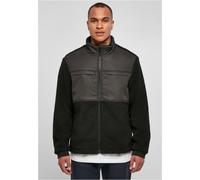 Urban Classics Giacca Sherpa a toppe Nero 4XL Nero