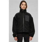 Urban Classics Giacca Sherpa Mix da donna 3XL Nero