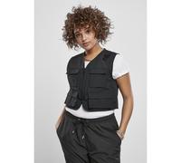 Urban Classics Ladies Short Tactical Vest, Gilet, Nero, 4XL