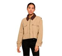 Urban Classics Giacca da donna Giacca da lavoro da donna Cropped Cotton TB7726 S Beige