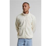 Urban Classics Giacca Teddy With Stand Up Collar TB7260 5XL Bianco