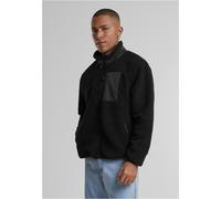 Urban Classics Giacca Teddy With Stand Up Collar TB7260 XL Nero