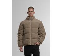 Urban Classics Giacca trapuntata Fabric Mix Teddy Puffer Jacket TB7940 5XL Beige