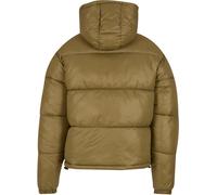Urban Classics Giacca trapuntata Shiny Puffer Jacket With Hood TB7585 3XL Verde