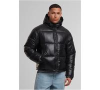 Urban Classics Giacca trapuntata Shiny Puffer Jacket With Hood TB7585 L Nero
