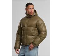 Urban Classics Giacca trapuntata Shiny Puffer Jacket With Hood TB7585 S Verde