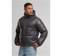 Urban Classics Giacca trapuntata Shiny Puffer Jacket With Hood TB7585 XL Grigio