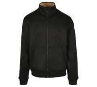 Urban Classics Giacche da Uomo Teddy Bonded Zip Jacket, Carbone, M