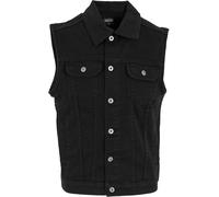 Urban Classics Gilet in denim 3XL Nero