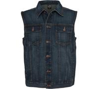 Urban Classics Gilet in denim 4XL Blu