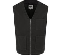 Urban Classics Gilet in Cotone Biologico Giacca, Nero, L Uomo