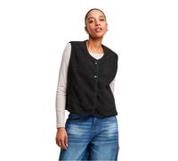 Urban Classics Gilet da donna Gilet da donnaoned Teddy TB8011 M Nero