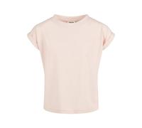 Urban Classics Girls Organic Extended Shoulder Tee T-Shirt, Colore: Rosa, 122 cm-128 cm Bambine e Ragazze
