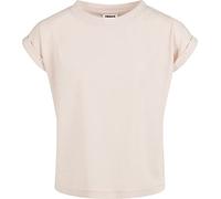 Urban Classics Girls Organic Extended Shoulder Tee T-Shirt, Colore: Rosa, 134-140 cm Bambine e Ragazze
