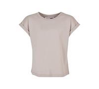 Urban Classics Girls Organic Extrended Shoulder Tee T-Shirt, Grigio Caldo, 158/164 cm Bambine e Ragazze