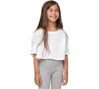 Urban Classics Girls Short Kimono Tee T-Shirt, Bianco, 158/164 cm Bambina