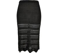 Urban Classics Crochet Midi Skirt Nero XS Donna