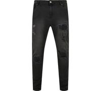 Urban Classics Heavy Destroyed Jeans Nero 29 / 32 Uomo