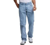 Urban Classics Heavy Ounce Straight Fit Jeans, Pantaloni Uomo, New Light Blue Washed,