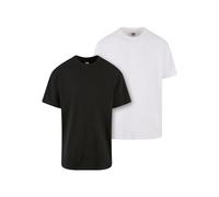 Urban Classics Heavy Oversize Tee Confezione da 2 T-Shirt, Nero e Bianco, S Uomo
