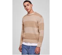 Urban Classics Heavy Oversized Striped Sweatshirt Warmsand/wetsand Taglia: S | Maglioni Outlet | Uomo |