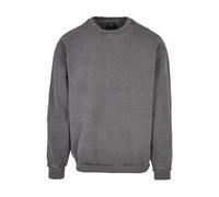 Urban Classics Felpa Heavy Terry Garment Dye Crew Darkshadow S Grigio