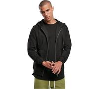 Urban Classics Herren Basic Terry Zip Hoody Strickjacke, Black, M Maglione Cardigan, Nero, M Uomo
