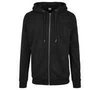 Urban Classics Herren Basic Terry Zip Hoody Strickjacke, Black, M Maglione Cardigan, Nero, M Uomo