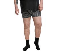Urban Classics Boxer Confezione da 3 pezzi, Boxer a Pantaloncino, Uomo, Multicolore (Verde Scuro/Nero/Marchio Aop), XXXXXXL