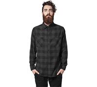 Urban Classics Flanell Gt Long Sleeve Shirt Nero M Uomo