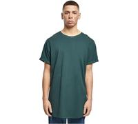 Urban Classics Herren Long Shaped Turnup Tee M Bottlegreen