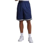 Urban Classics Pantaloncini Stripes Mesh – Blu scuro/Nero/Bianco – S Uomo