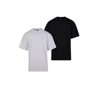 Urban Classics Herren Tall Tee 2-Pack S White+Black