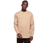 Urban Classics Tall Tee L/S T-Shirt, Beige, L Uomo