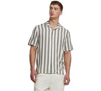 Urban Classics Maglietta da Uomo Viscose AOP Resort, Paleoliva/Bianco Sporco, XL