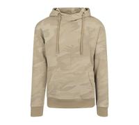 Urban Classics High Neck Camo Hoody Sand Camo Taglia: S | Felpe con cappuccio Outlet | Unisex | Marrone